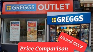 Compared quotGreggs outletquot prices to normal quotGreggsquot and saved £££s 💷 [upl. by Marucci]