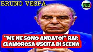 Scandalo alla Rai Bruno Vespa Infuriato La Sua Clamorosa Reazione [upl. by Candless814]