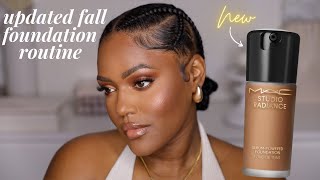 MAC STUDIO RADIANCE FOUNDATION REVIEW  FALL FOUNDATION ROUTINE [upl. by Errised395]