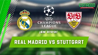 Real Madrid vs Stuttgart  Champions League EN VIVO  Estadio Deportes [upl. by Ayotal]