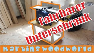 Unterschrank für Hobelmaschine fahrbar  einfach bauen  Teil 1 [upl. by Erialb]