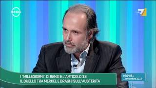 Omnibus  I quotmillegiorniquot di Renzi e larticolo 18 Puntata 01092014 [upl. by Liahcim301]