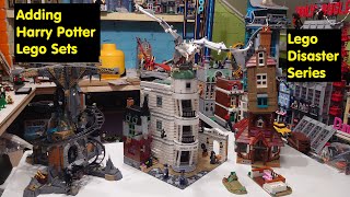 Lego Disaster Series  Adding Harry Potter Sets  Gringotts Bank The Burrows Minifigures And More [upl. by Pelligrini57]