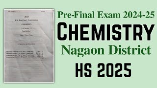 Pre final exam 202425  Chemistry HS 2nd Year  HS 2025  Class XII YOU CAN LEARN [upl. by Ynottirb89]