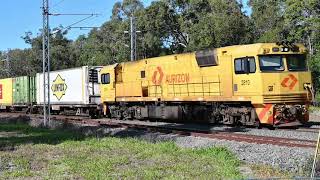 Linfox Intermodal 279X Brisbane to Townsville Australia [upl. by Asilem258]