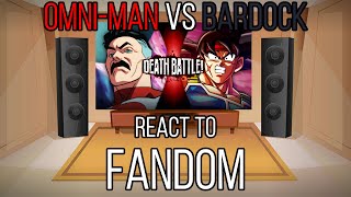 Fandom react to OmniMan VS Bardock [upl. by Karlee]