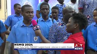 NSMQ 2024 Osei Tutu SHS PRESEC Legon book places in semifinals [upl. by Ardnuhsed]