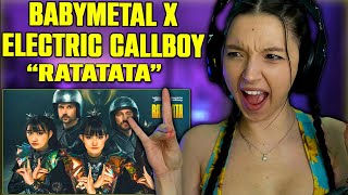 BABYMETAL x Electric Callboy  RATATATA  FIRST TIME REACTION OFFICIAL VIDEO [upl. by Karita]