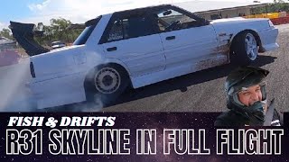 DRIFT DAY WITH A BRAND NEW BUILT R31 SKYLINE amp S13 NISSAN SILVIA [upl. by Gnolb]