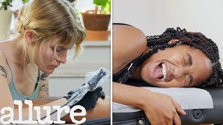 Getting My First Tattoo In 8 Steps  Ive Never Tried  Allure [upl. by Johannes6]