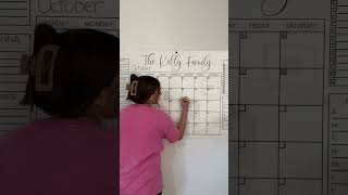 October family calendar etsyfinds busymom organization productivity organizedlife calendar [upl. by Yllac]