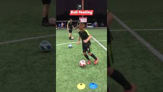 u8 SOCCER Drills😱⚽ shorts ytshorts soccertraining kidssoccer viral trainalone [upl. by Accem]