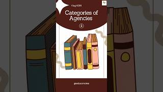 Categories of Agencies Knowledge and Curriculum 🏷️ [upl. by Elwina712]