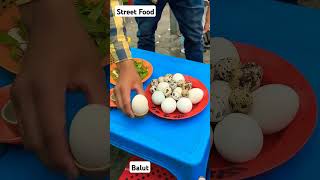 Balut fertilized duck egg amp quail eggs street food streetfood egg quaileggs balut eggyolks [upl. by Adriel579]