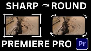 How To Add Round Corners To Any Image or Video in Premiere Pro [upl. by Zimmer291]