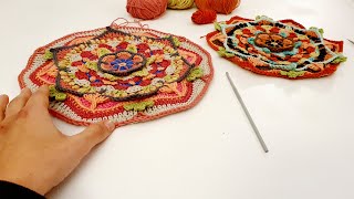 CROCHET Y CALMA Terminando Nuestro MANDALA [upl. by Vogel]