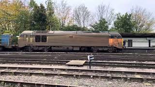 67023 amp 67027 pass Gloucester witrh 3S32 Cheltenham to Swindon 07112024 [upl. by Pollitt]