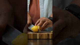 Easy ways to slice a lemon 🍋problemsolved cookingtips cooking lemons [upl. by Larkins]