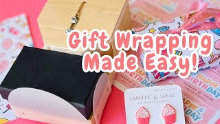 How to Gift Wrap Small Jewelry Sized Boxes with our Gift Box Holder [upl. by Martinic908]