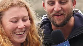 2022 World Rowing Beach Sprint Finals  Jackie Kiddle and Matt Dunham relive their AFinal [upl. by Enelehs]