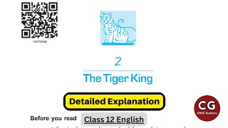 The Tiger King A Detailed Explanation for Class 12 English [upl. by Alf]