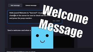 How to Make a Discord Welcome Channel using MEE6 Bot [upl. by Brandea]