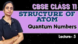 Structure of Atom  Quantum Numbers  Class 11  Chemistry Madam [upl. by Claretta]