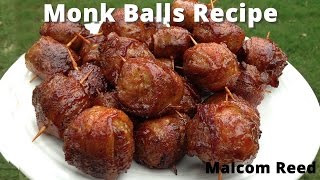 Moink Balls  Bacon Wrapped Meatballs with Malcom Reed HowToBBQRight [upl. by Salocin]