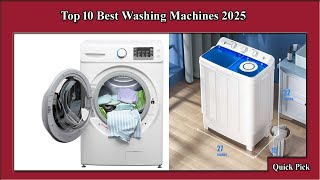 ✅ Top 10 Best Washing Machines 2025  Best Washing Machines [upl. by Ajuna626]