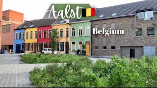 Aalst Belgium 🇧🇪 Evening Walk  2022  4K Walking Tour [upl. by Beltran]