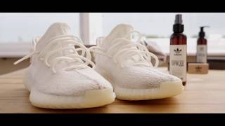 Yeezy Boost 350 V2 Cream White reinigen mit Adidas Originals  SneakerCleanercom [upl. by Nerrat]