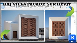 Façade Raj villa sur revit [upl. by Justen]