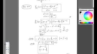 Leistungskurs Mathe 49 ganzrationale Funktionenschar mit e Funktion Teil 2 [upl. by Zumstein]