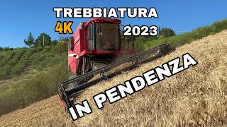 TREBBIATURA grano duro 2023  LAVERDA ALQUATTRO AUTOLIVELLANTE [upl. by Alliuqat]