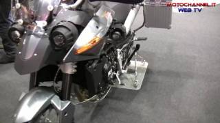 EICMA 2009 Moto Morini GranPasso 1200 [upl. by Atrahc841]