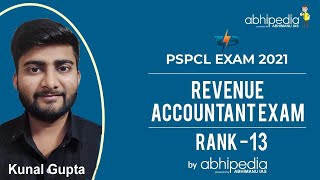 PSPCL Result Out  RA  Clerk  Kunal Gupta  RANK 13th  by abhipedia [upl. by Krahling]