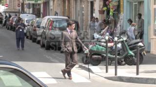 Ed Westwick and Clemence Poesy on the set of Gossip Girl in Paris [upl. by Jaquiss]