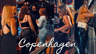 Copenhagen Nightlife 2022 NO RESTRICTIONS 🇩🇰 Saturday Night Walk 4k Best Night Clubs Denmark [upl. by Harvey]