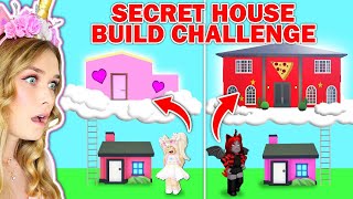 SECRET House Build Challenge SANNA vs MOODY In Adopt Me Roblox [upl. by Diba518]