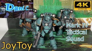 The Horus Heresy JoyToy Sons of Horus MKIV Tactical Squad Legionary With Bolter figure review ESP [upl. by Ayatnahs]