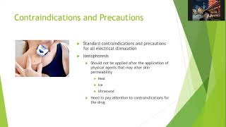 Electrical Stim Iontophoresis and Outcome Measures [upl. by Ardnoyek]