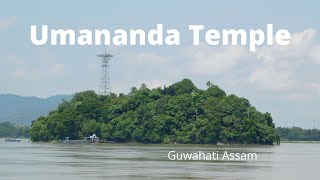 Umananda Temple Guwahati Assam Smallest Inhabited Riverine Island in the World on Brahmaputra [upl. by Rhtaeh]