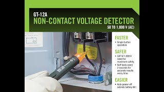 Greenlee GT 12A Non Contact Voltage Detector [upl. by Ithsav58]