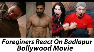 Badlapur Official Movie Trailer Reaction by Foreigners  Varun Dhawan [upl. by Ahsinnod]