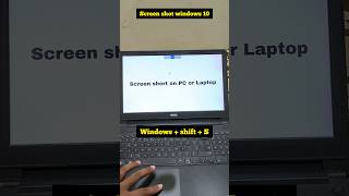 how to take screenshot on pc windows 10 shorts shortcut [upl. by Nivram746]