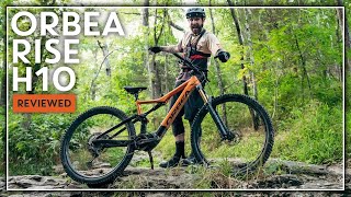 Orbea Rise H10 Review orbea emtb bentonville [upl. by Franchot]