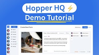 Easily manage your social media accounts with Hopper HQ Tutorial [upl. by Ijok]