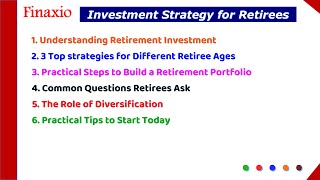 Investment Strategy For Retirees  Age Wise [upl. by Etnod]