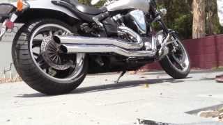 XV1700 sound with Vance amp Hines Bigshots [upl. by Adnauqaj238]