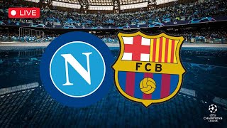 Napoli Barcellona 11 🔴 LIVE PostPartita con Calzona e Xavi in conferenza ⚽ Champions League [upl. by Isidore]